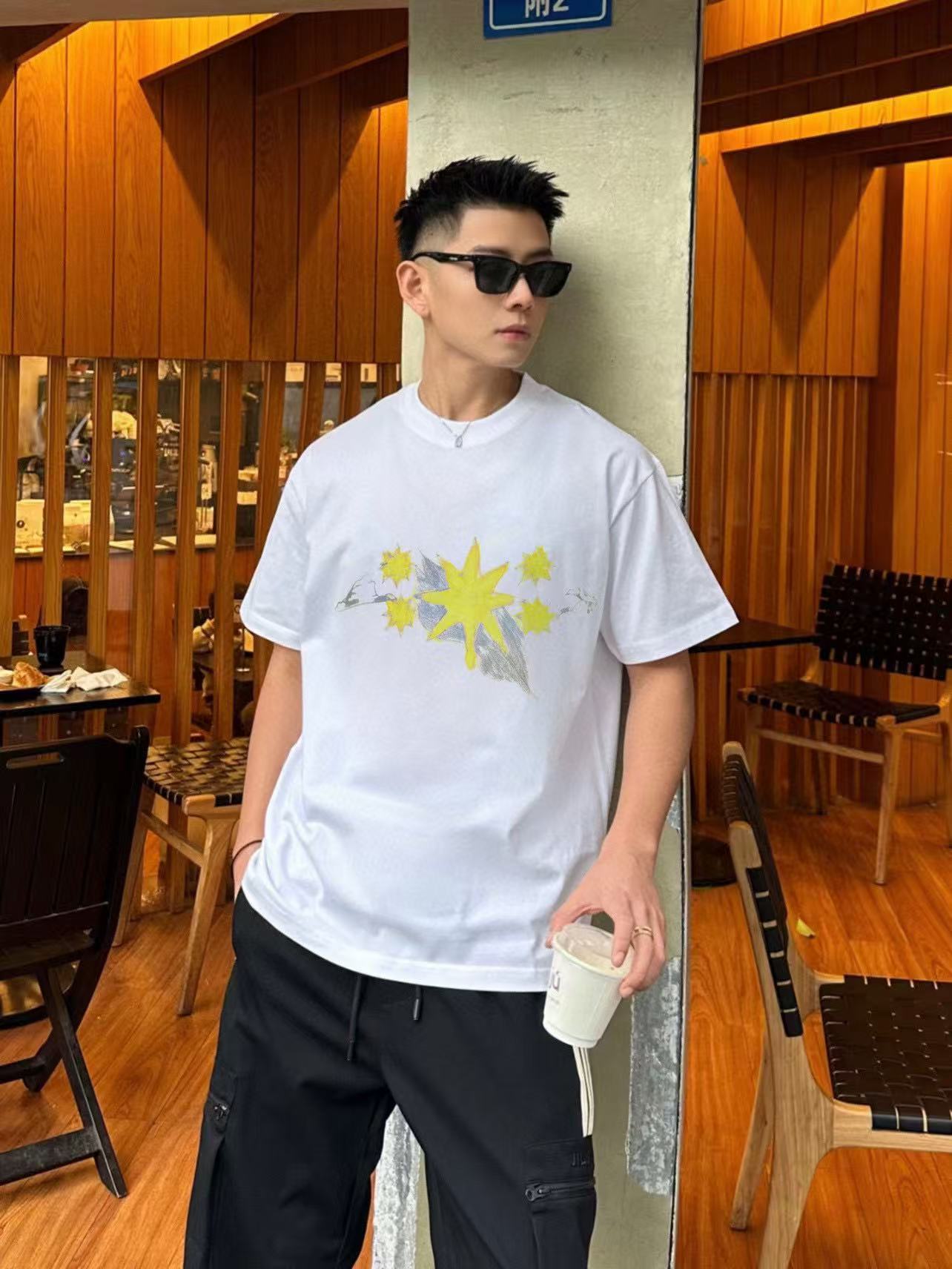 Given 25ss  print t-shirt