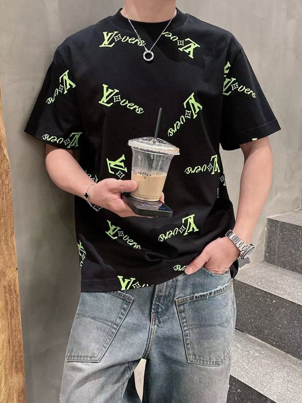 Louis 25ss print tshirt