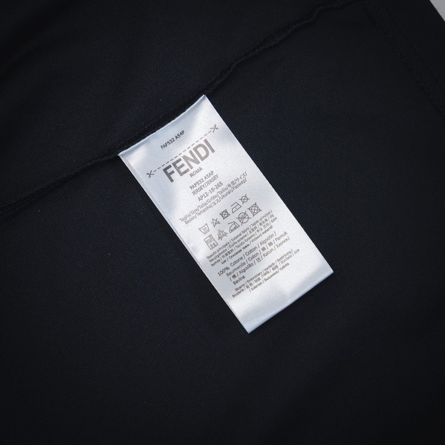 Fend 25ss men womens print t-shirt