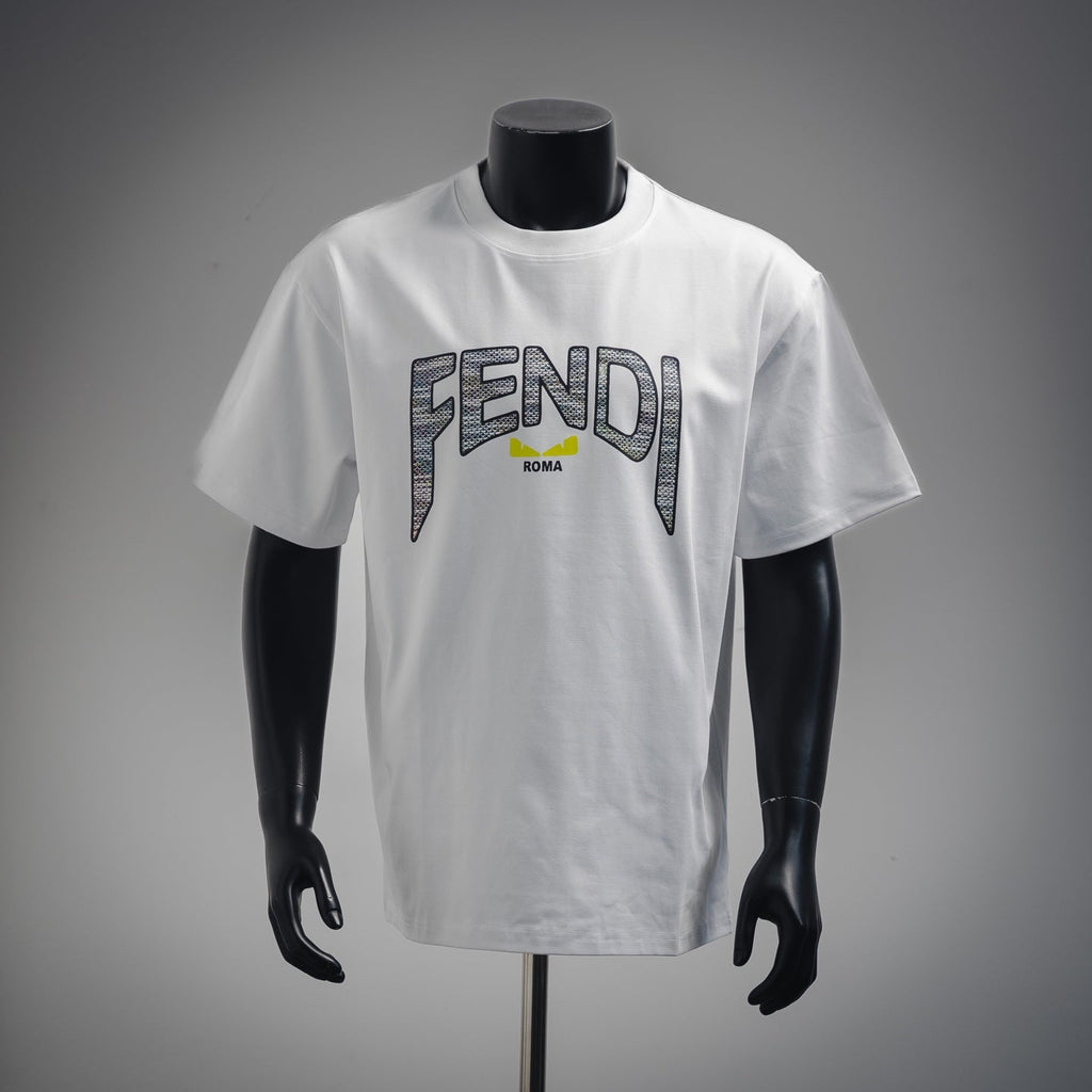 Fend 25ss men womens print t-shirt