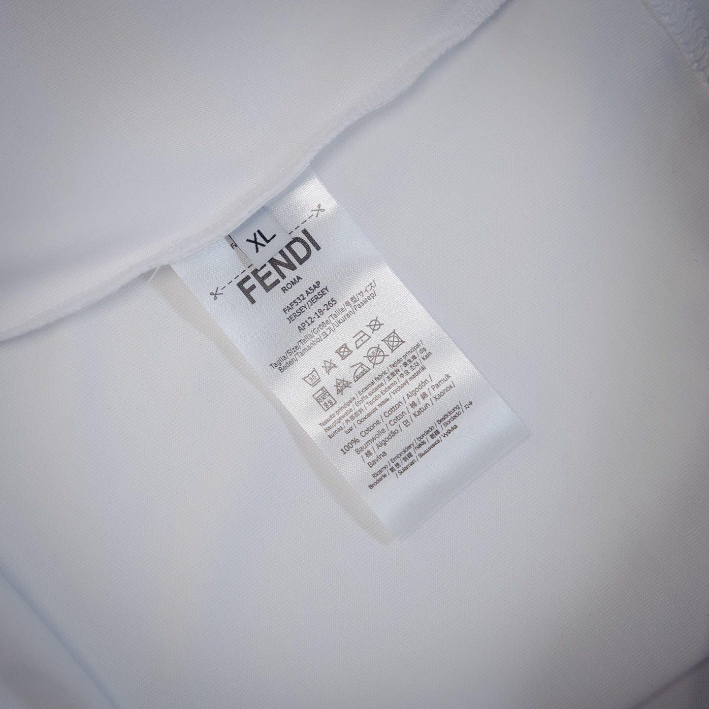 Fend 25ss men womens print t-shirt