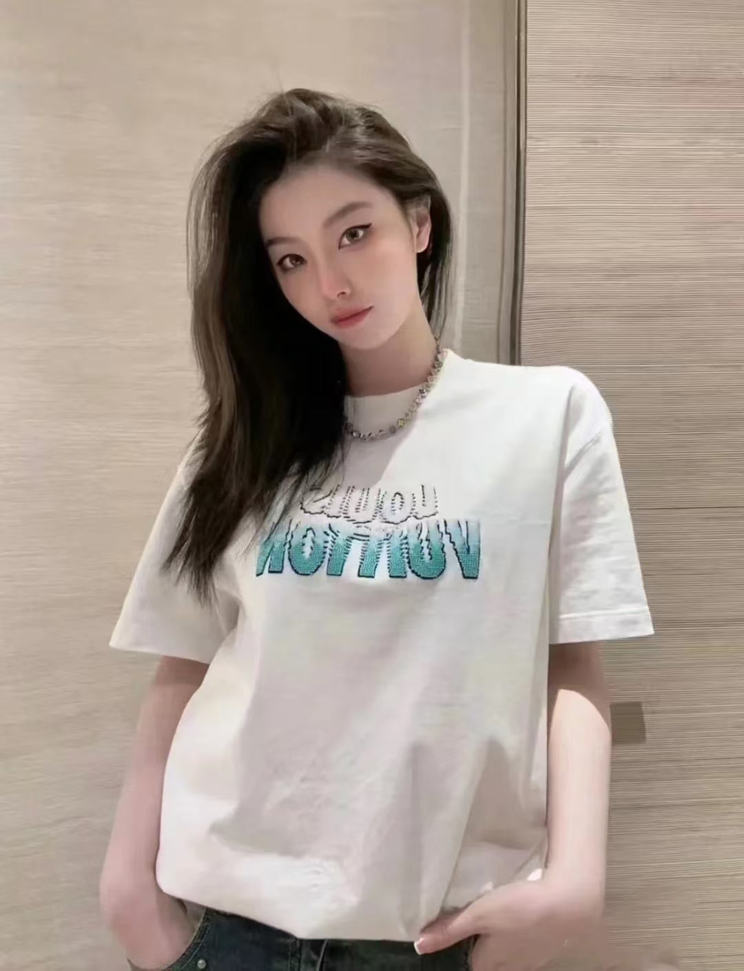 Louis 25ss beaded t-shirt