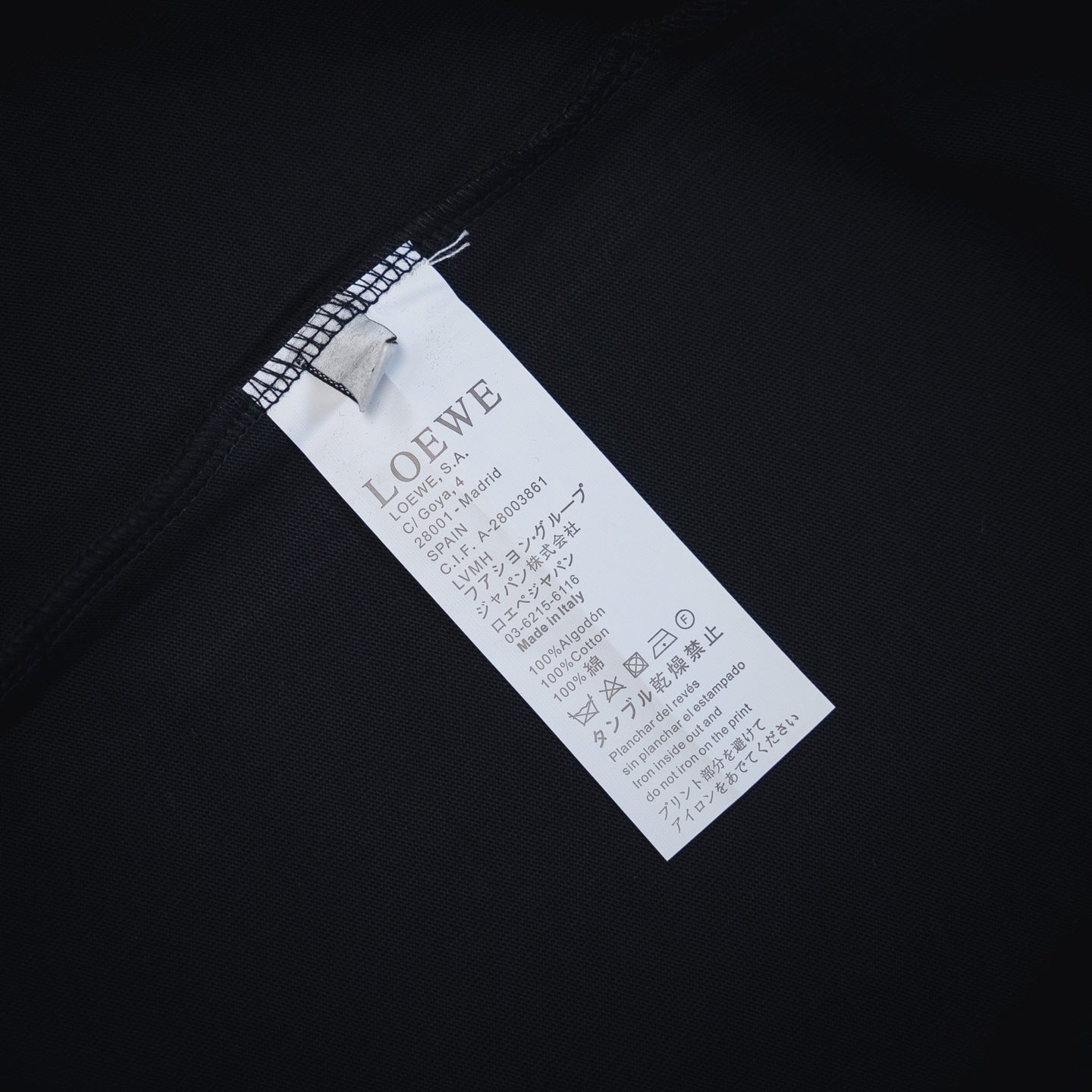 Loew 25ss men womens t-shirt