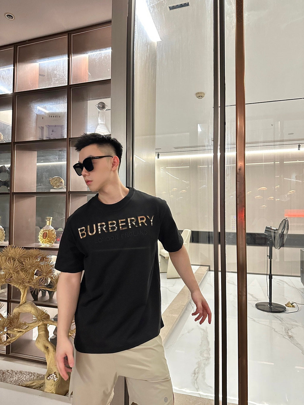 Burber 25ss embroidered t-shirt