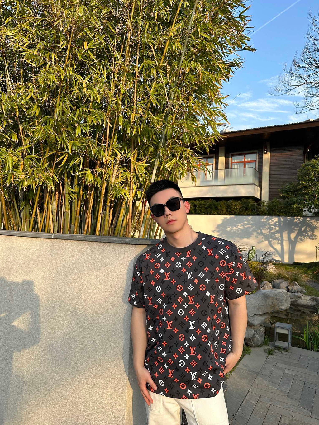 Louis 25ss print t-shirt