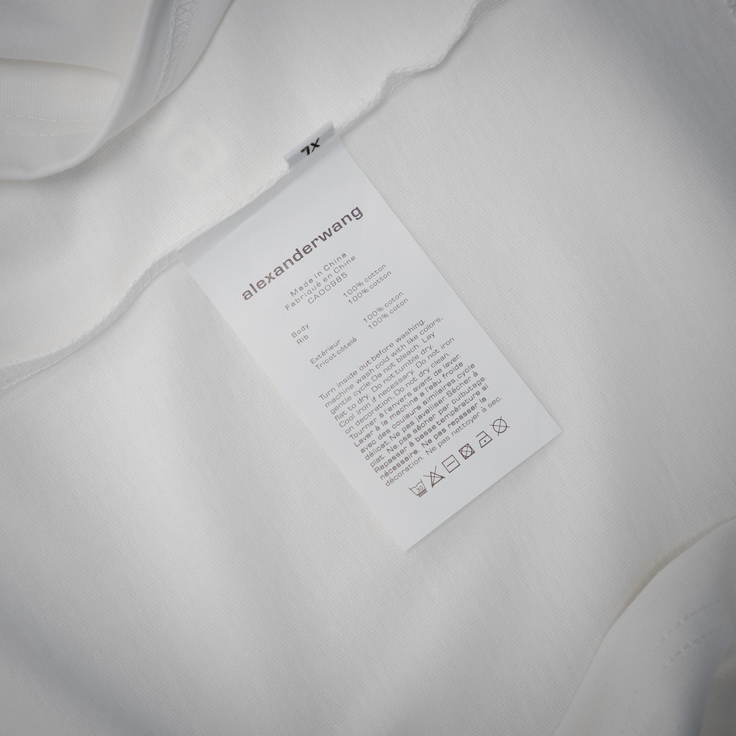 Alexand 25ss embossed t-shirt