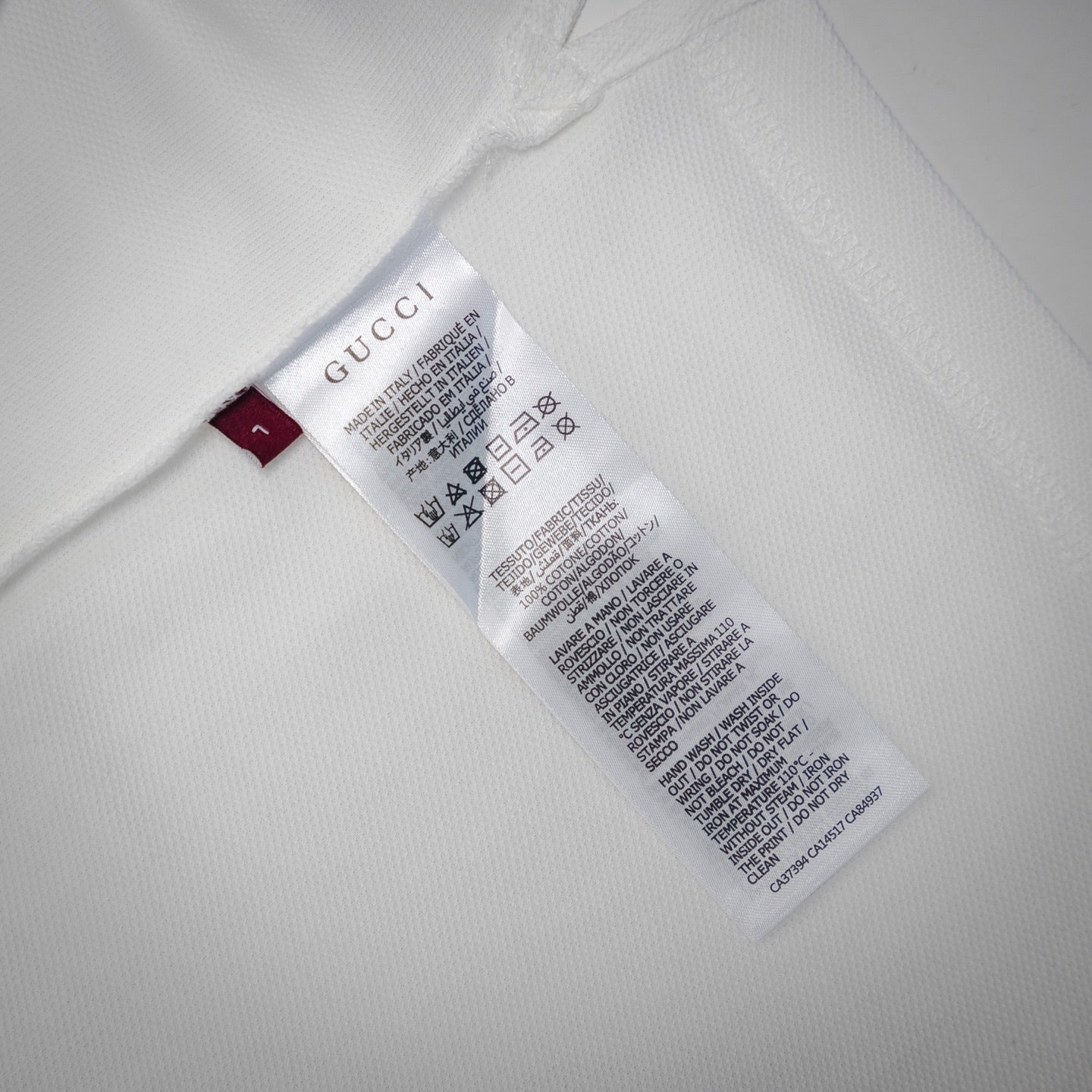 Guc 25ss embroidered polo