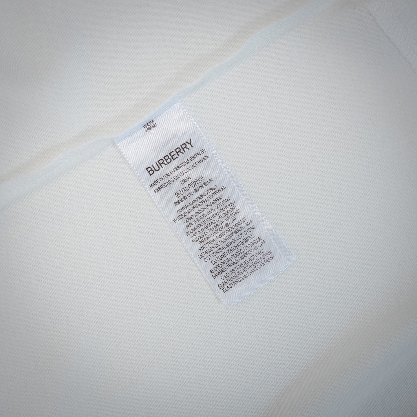 Burber 25ss print t-shirt