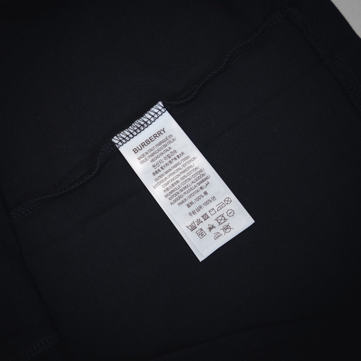 burber 25ss print t-shirt