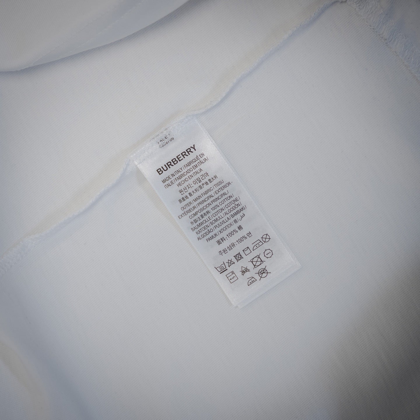 burber 25ss print t-shirt