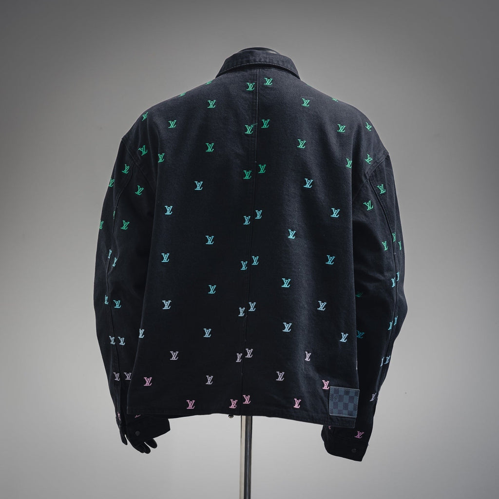 Louis 25ss embroidered denim jacket