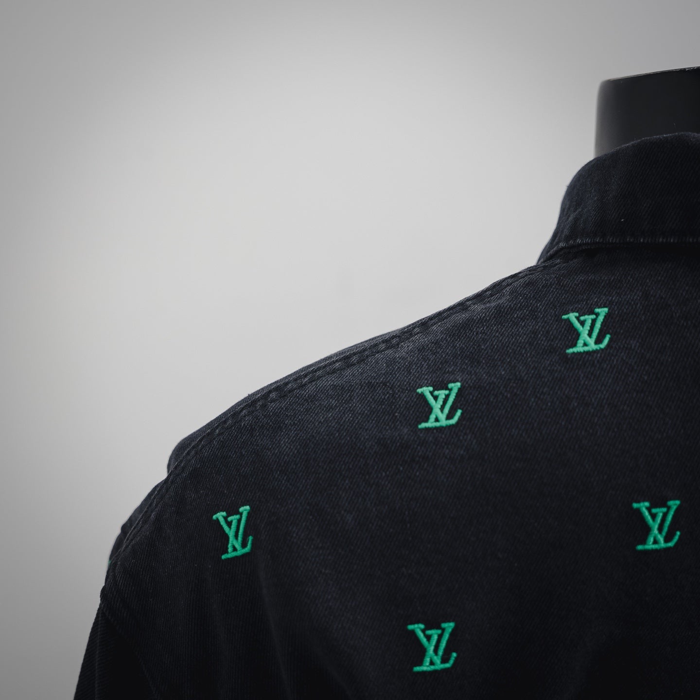 Louis 25ss embroidered denim jacket