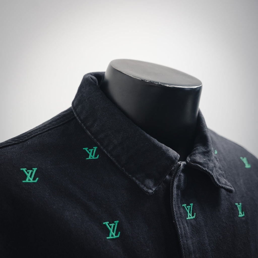 Louis 25ss embroidered denim jacket