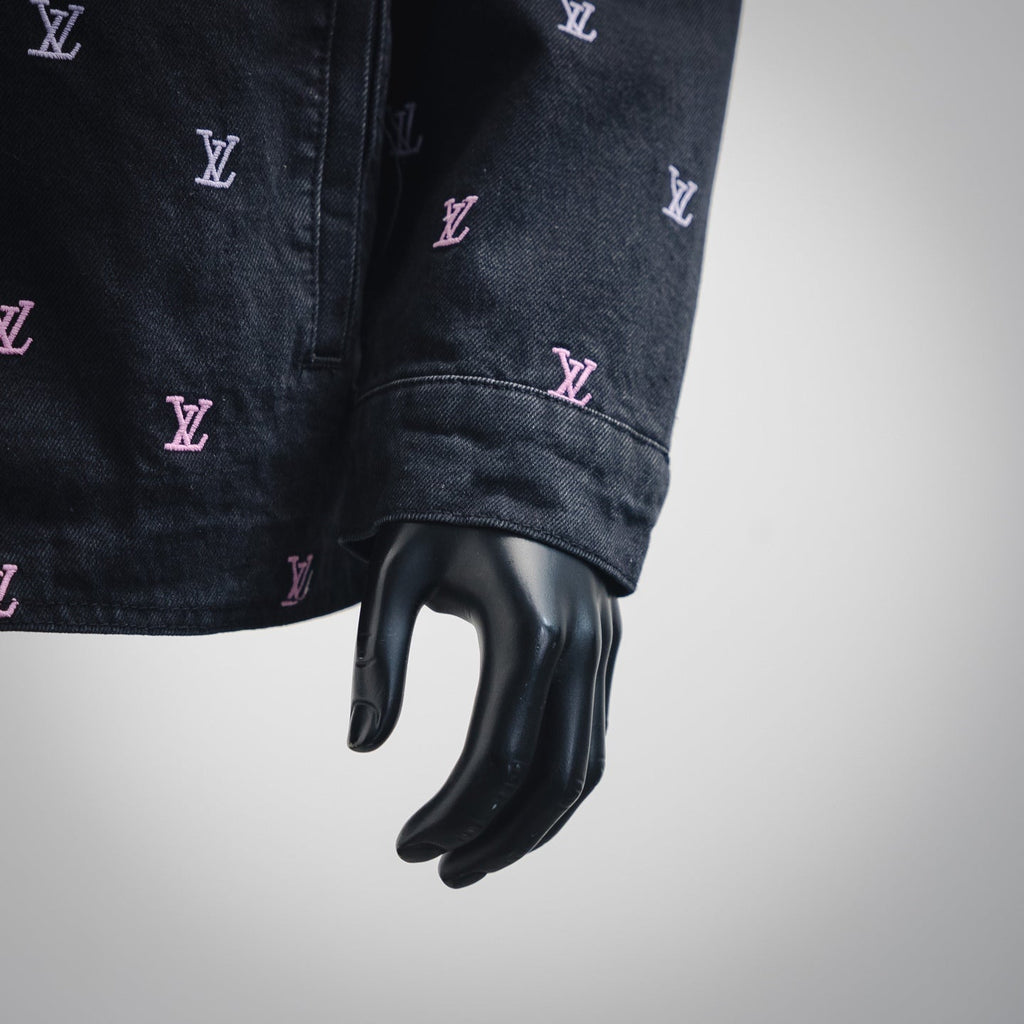 Louis 25ss embroidered denim jacket