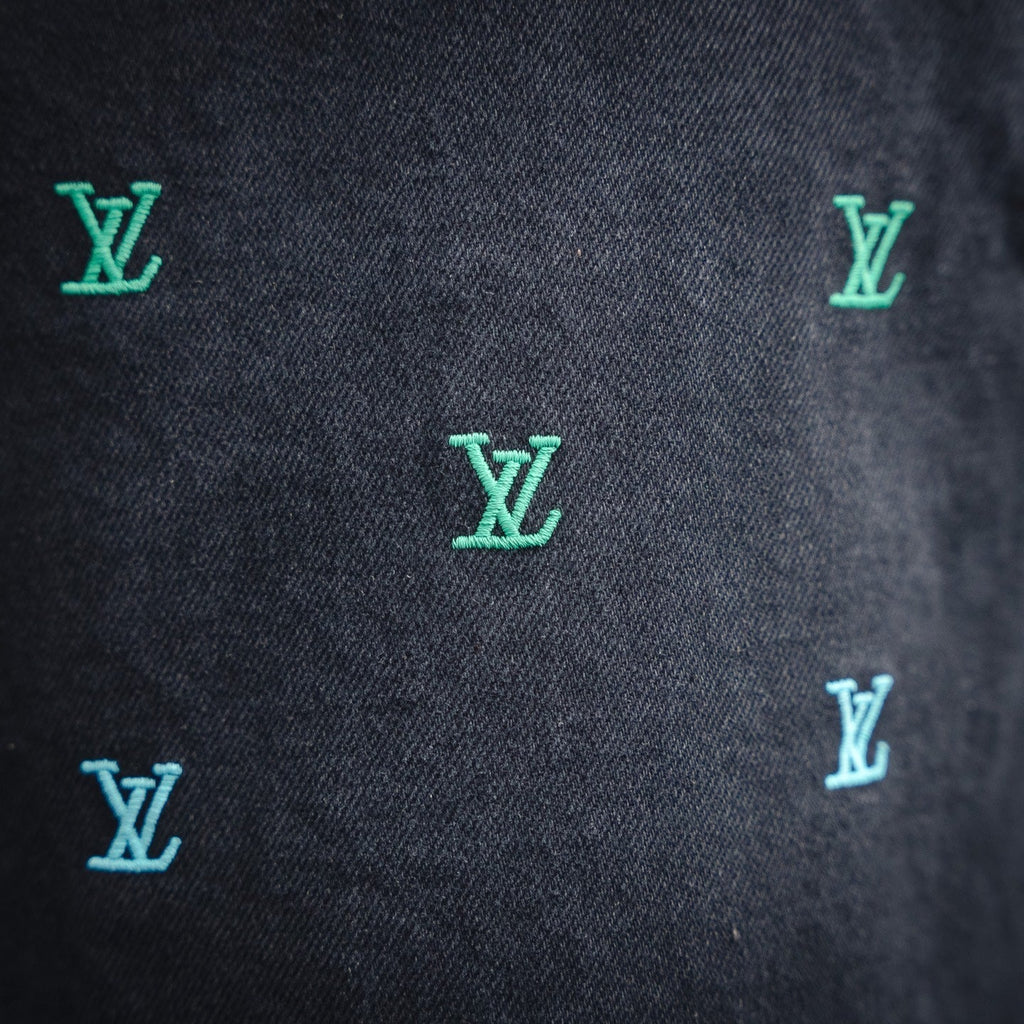 Louis 25ss embroidered jeans