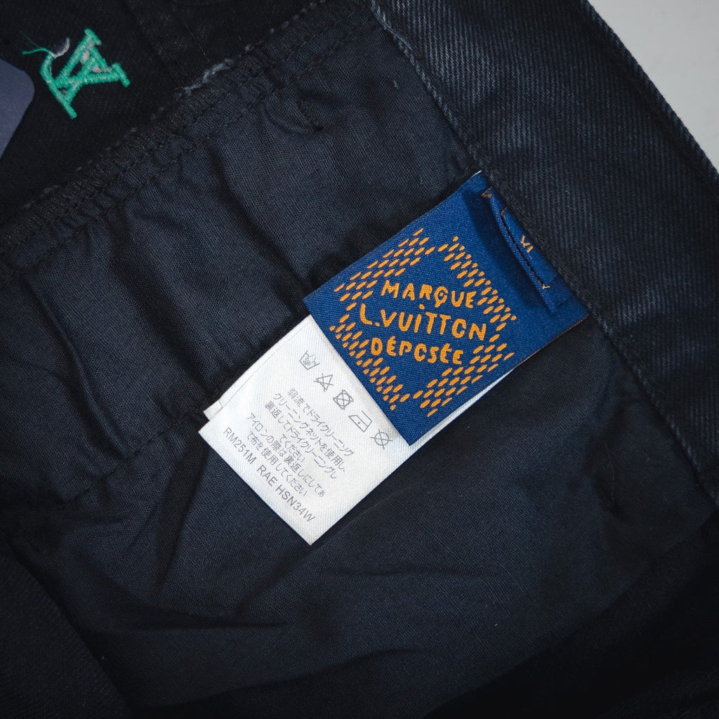 Louis 25ss embroidered jeans