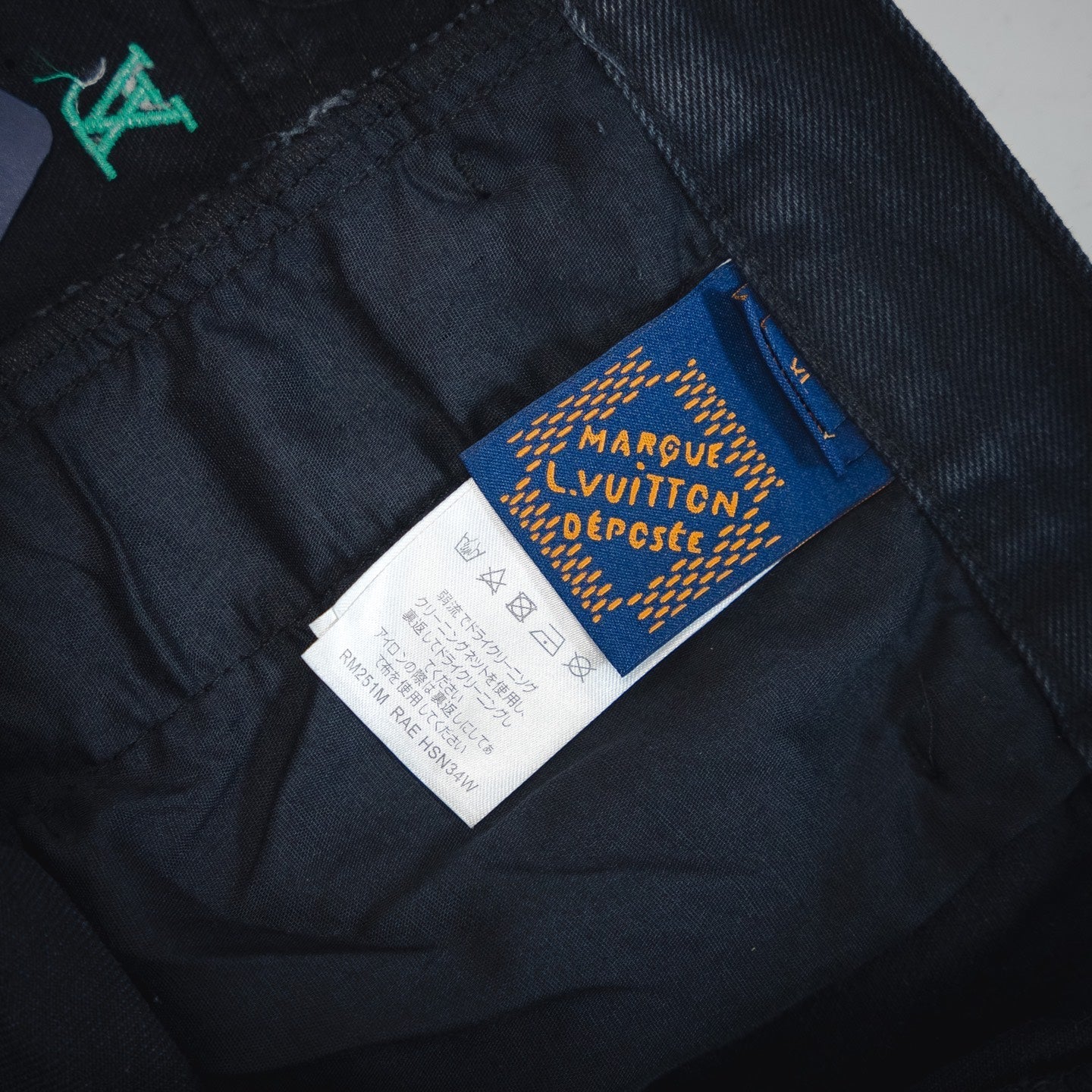 Louis 25ss embroidered jeans