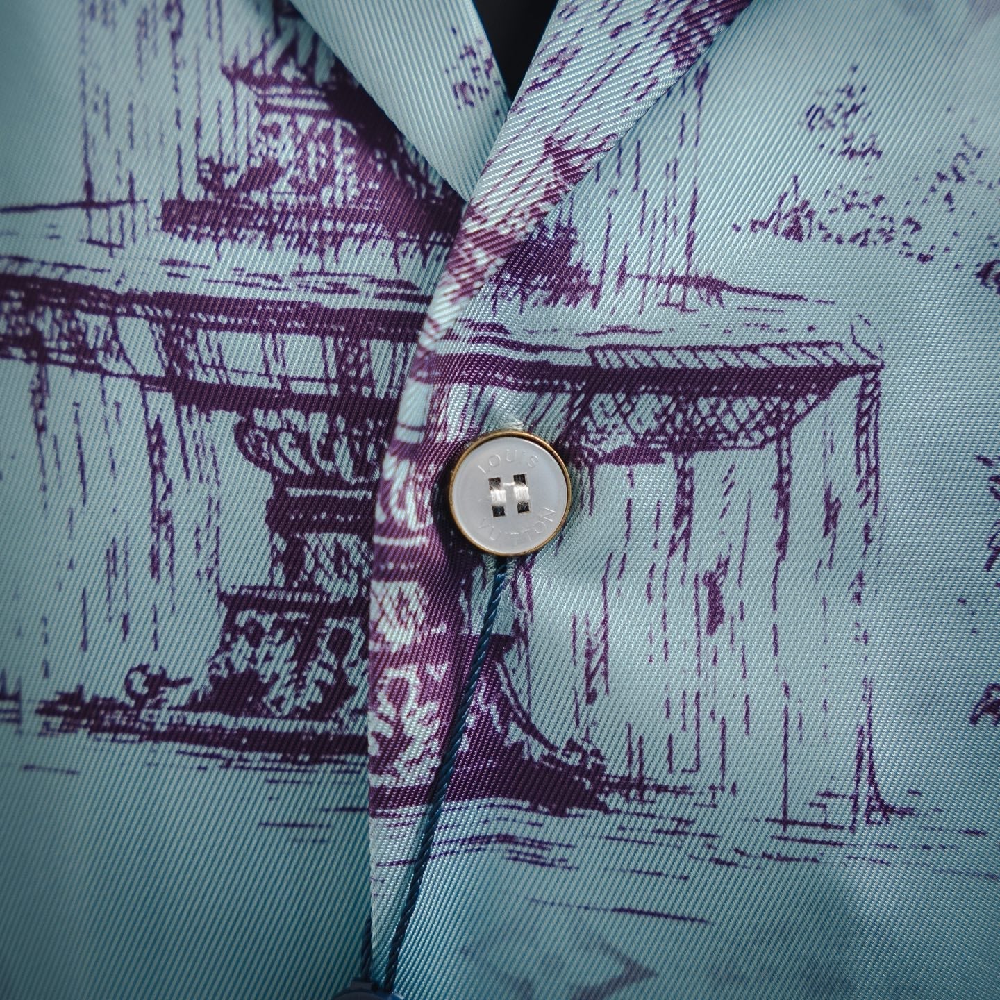 Louis 25ss print shirt