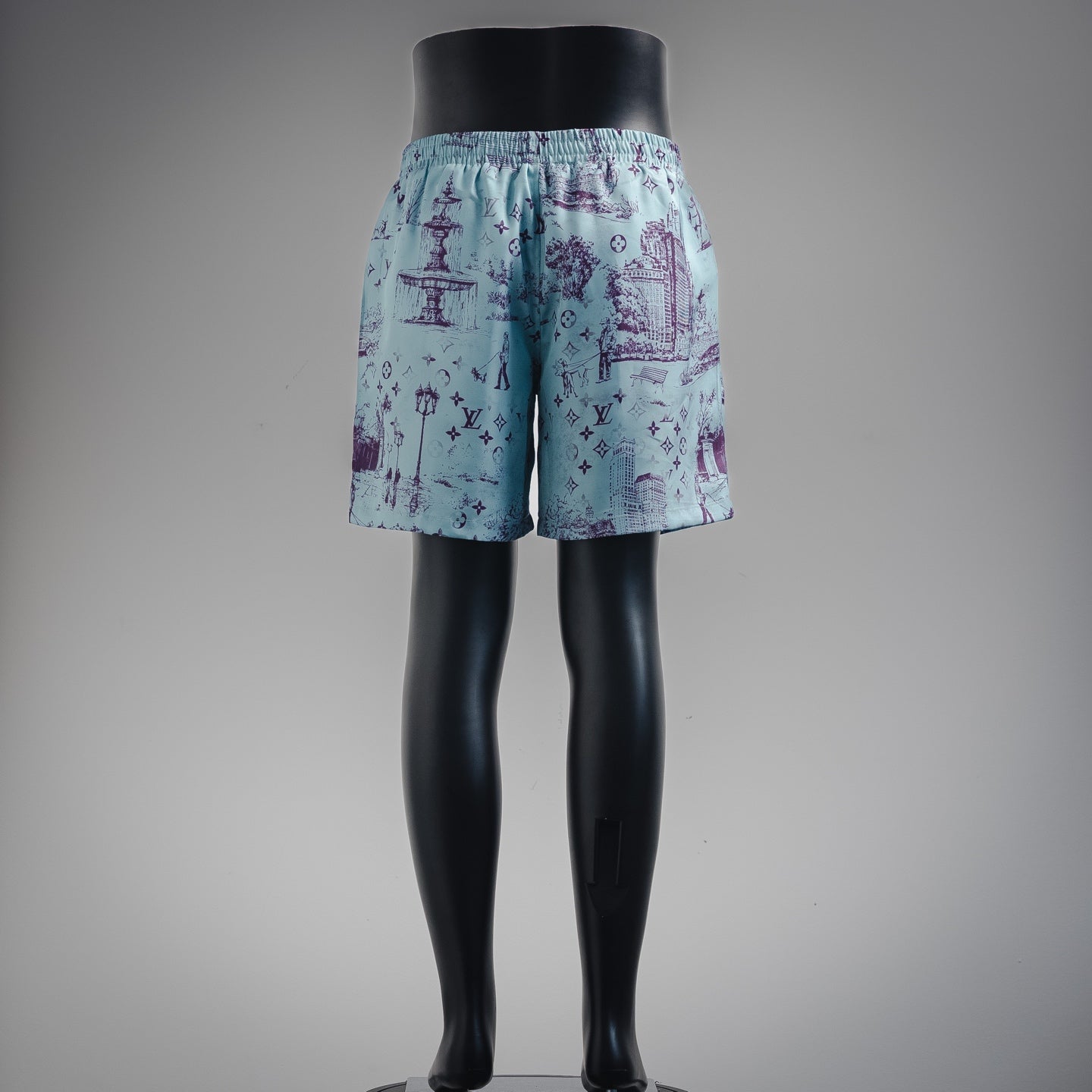 Louis 25ss print shorts