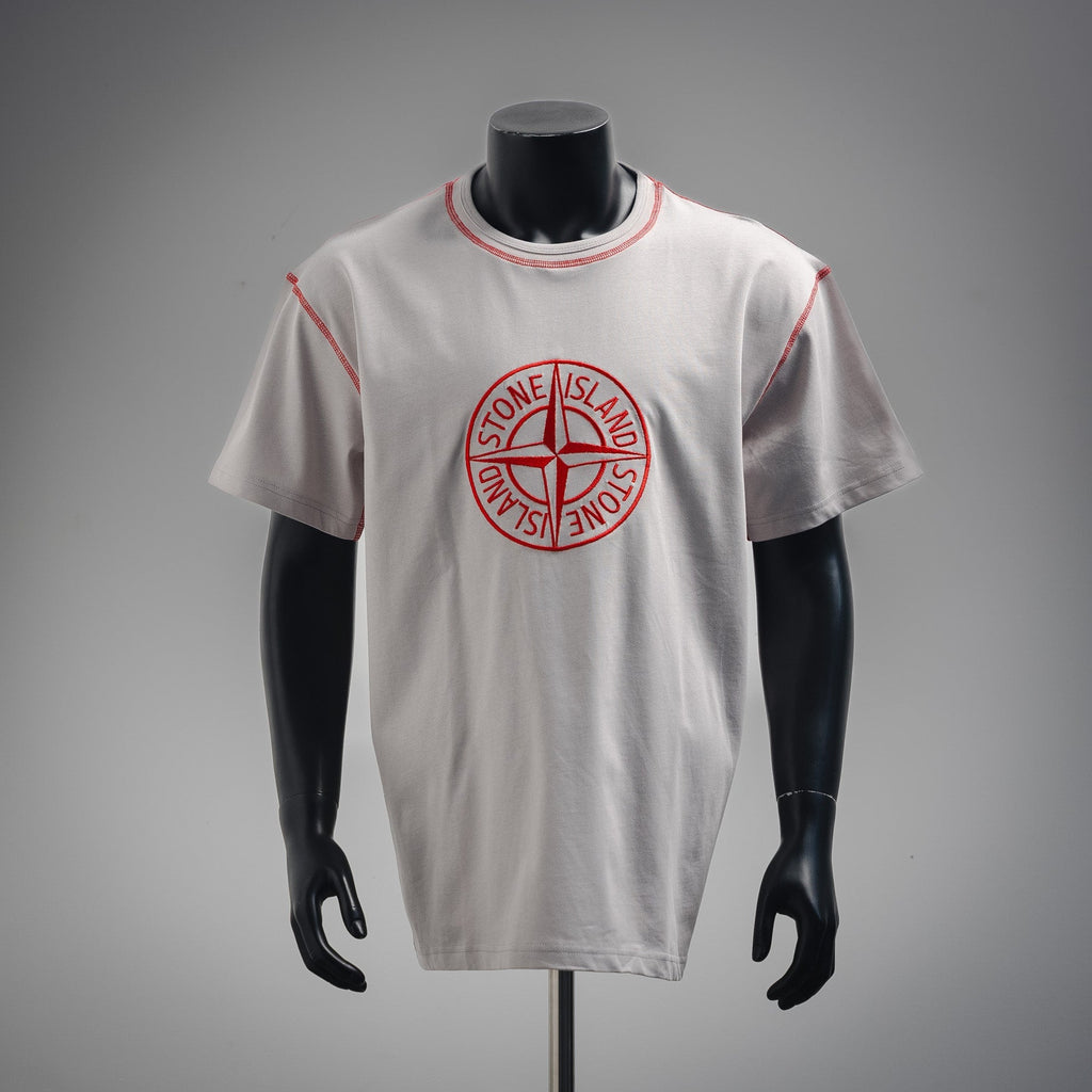 stone 25ss embroidered t-shirt