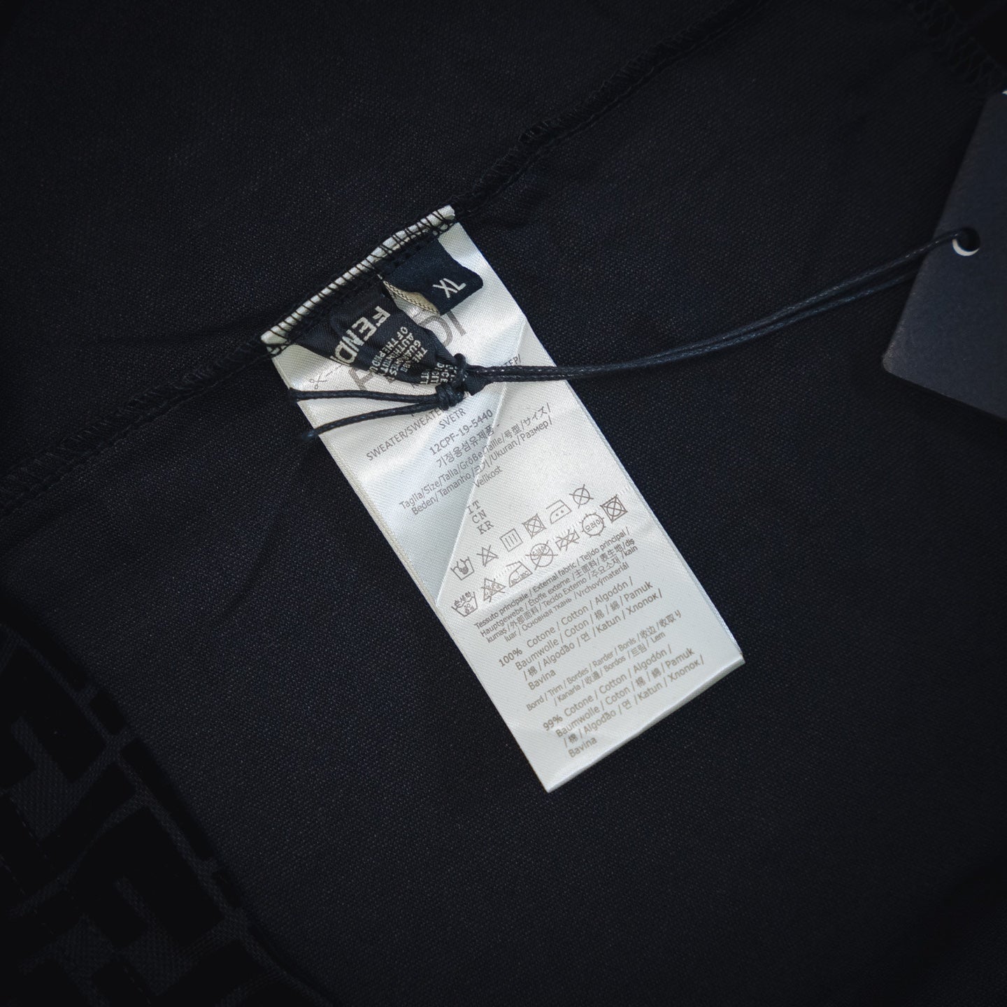 Fend 22ss flocking t-shirt