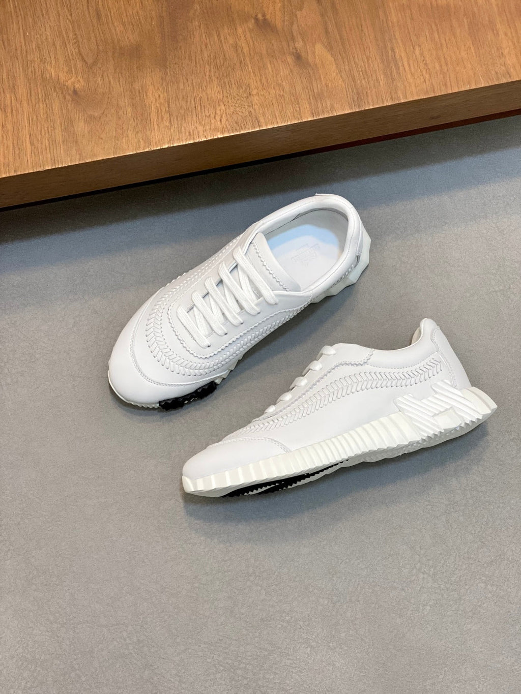 Herm leather sneakers