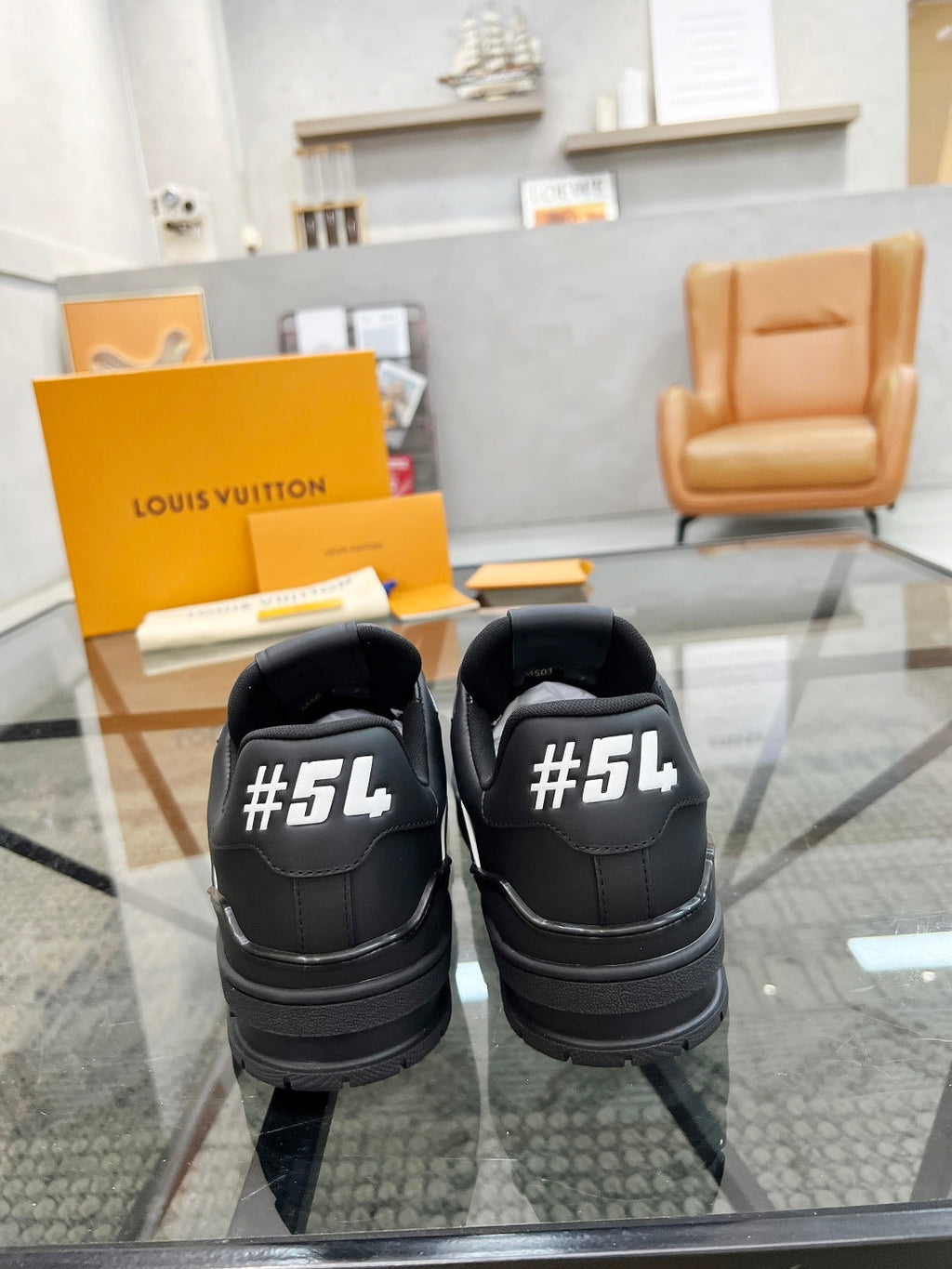 Louis leather sneakers