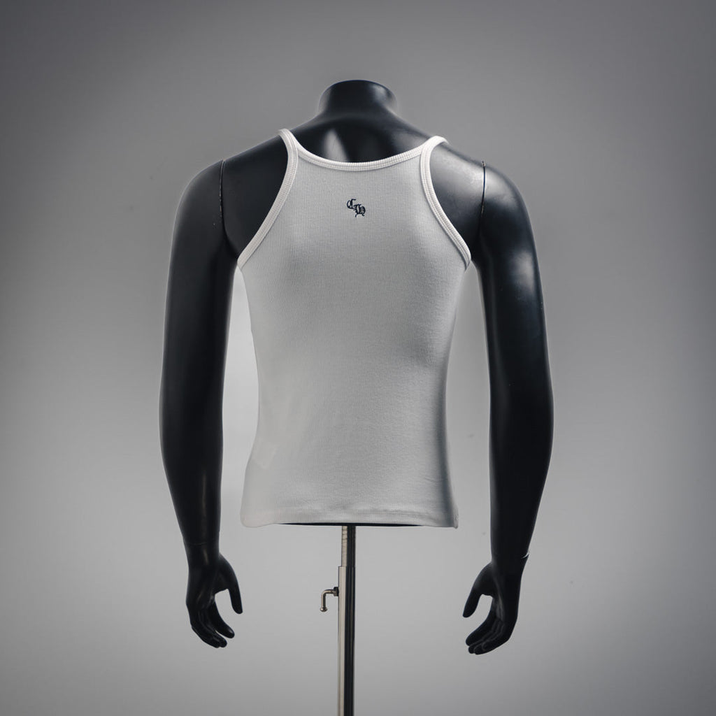 chrome  embroidered vest