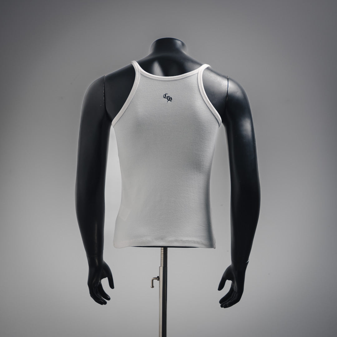 chrome  embroidered vest