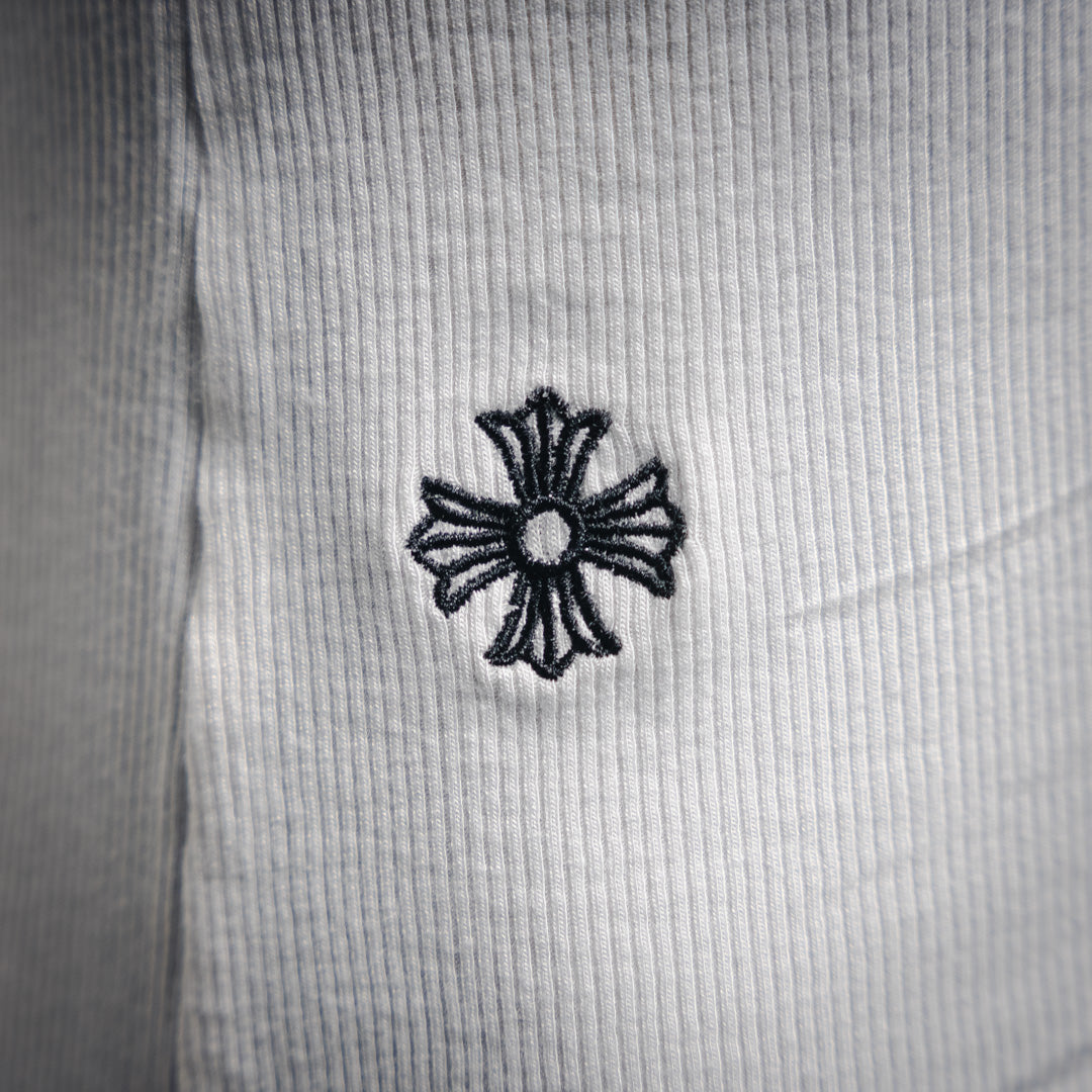 chrome  embroidered vest