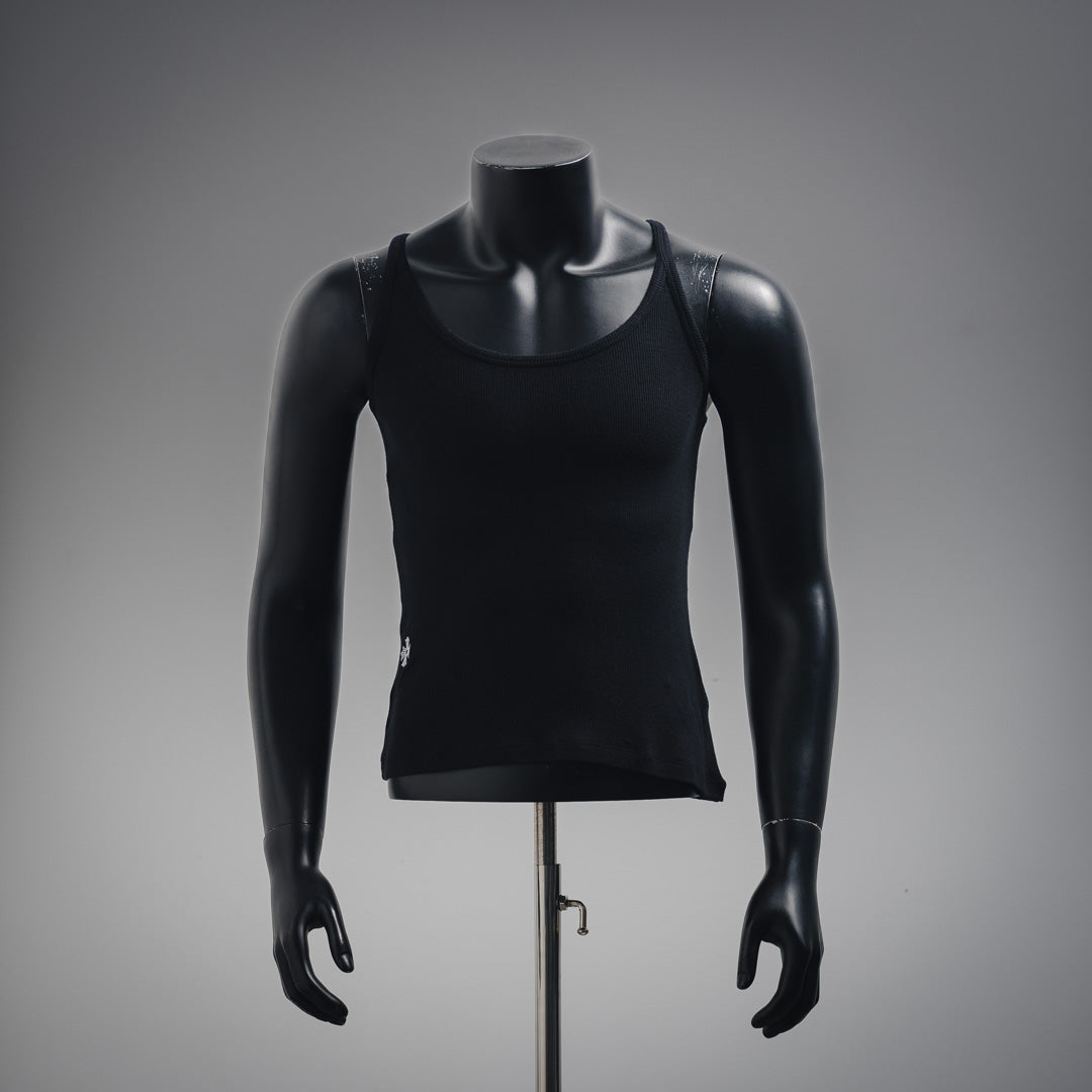 chrome  embroidered vest