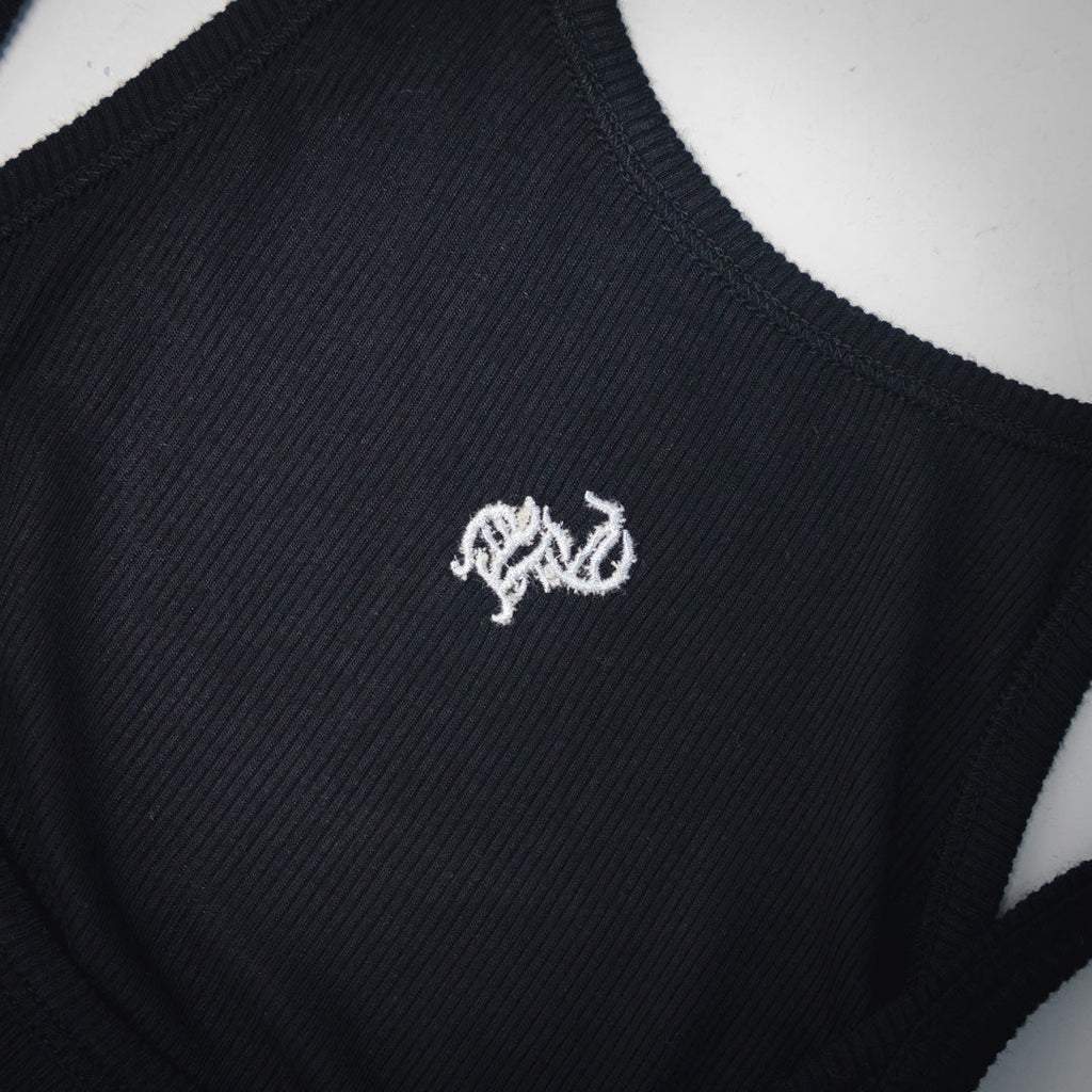 chrome  embroidered vest