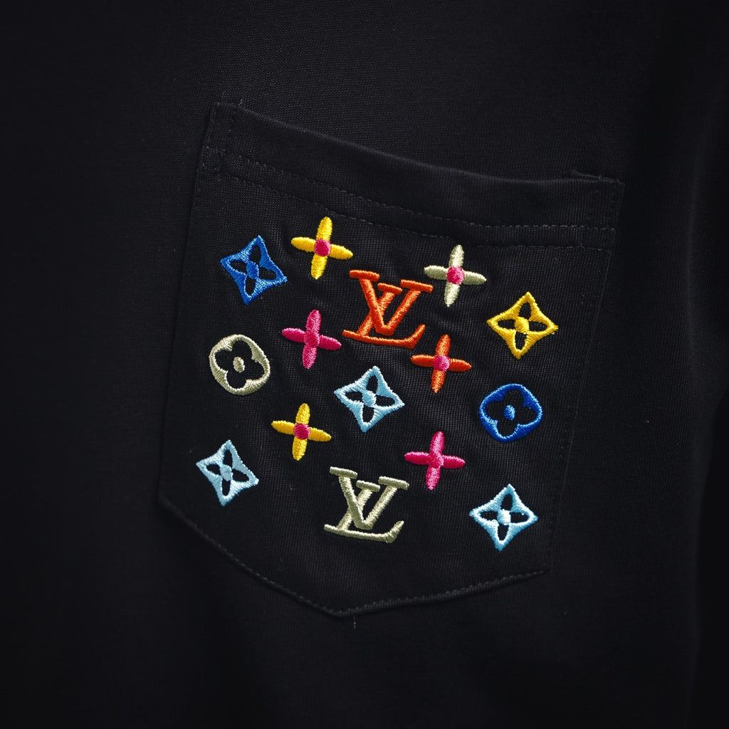 Louis 25ss embroidered t-shirt