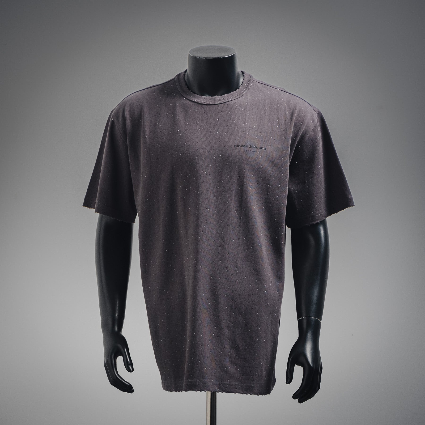 Wang 25ss rhinestone t-shirt