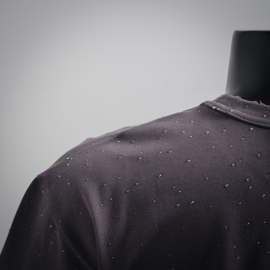 Wang 25ss rhinestone t-shirt