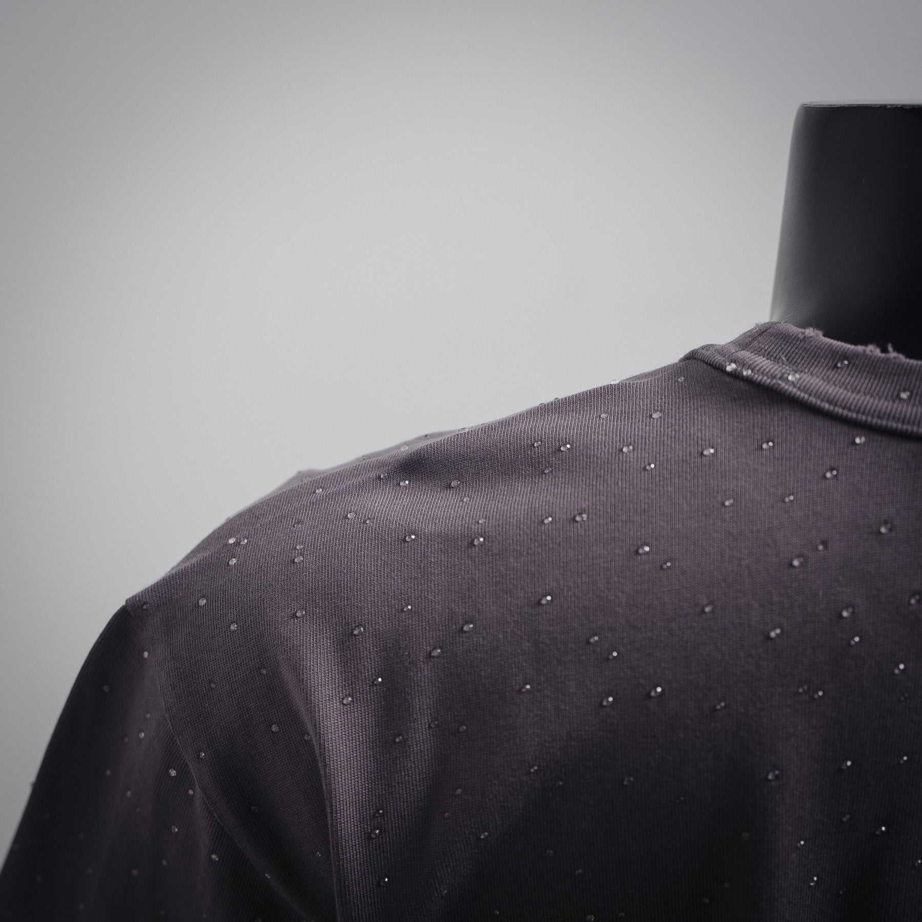 Wang 25ss rhinestone t-shirt