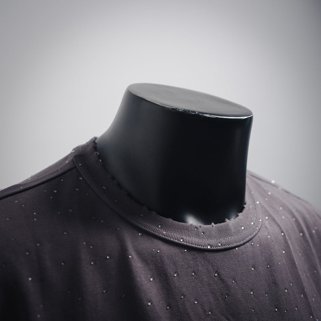 Wang 25ss rhinestone t-shirt