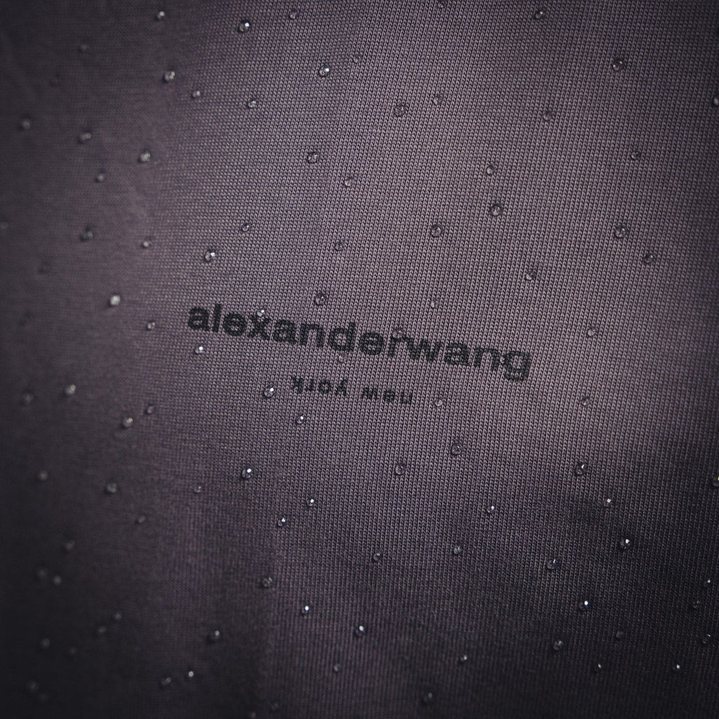 Wang 25ss rhinestone t-shirt