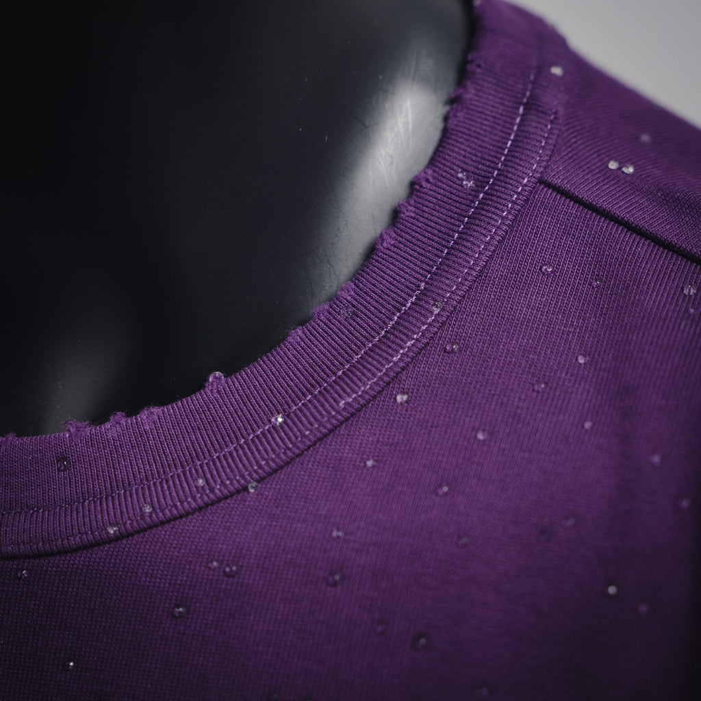 Wang 25ss rhinestone t-shirt