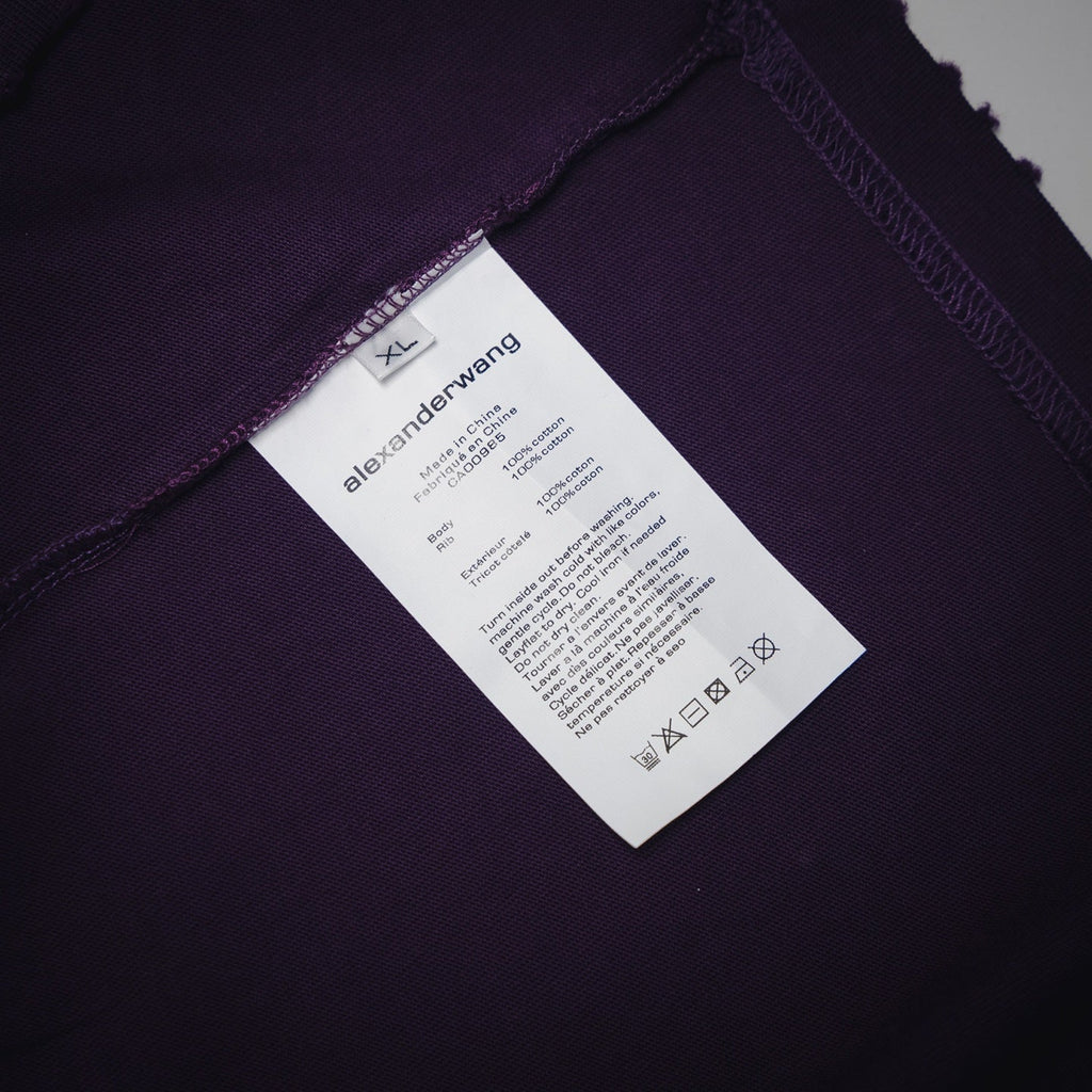 Wang 25ss rhinestone t-shirt