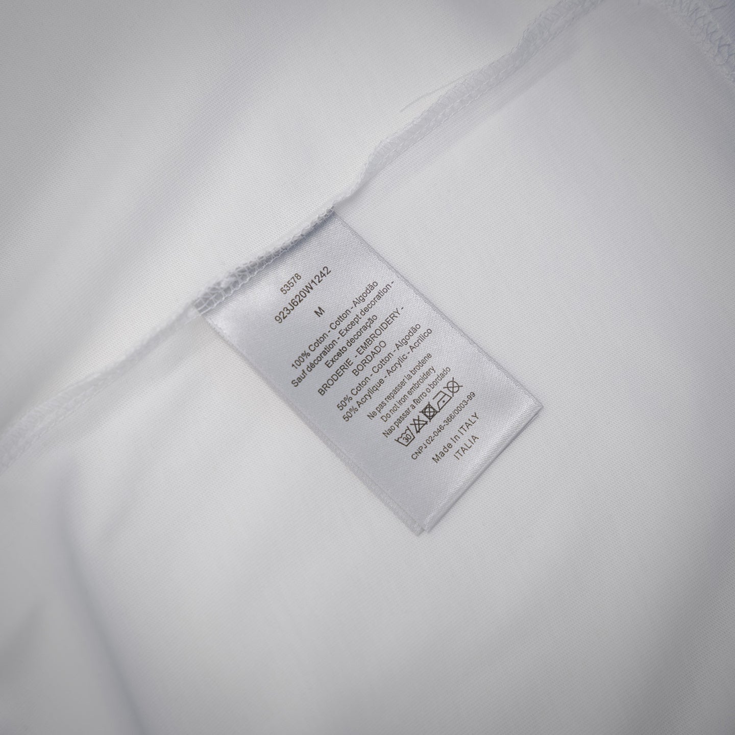 CD 25ss embroidered t-shirt