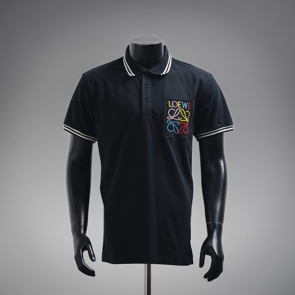Loe 25ss embroidered polo
