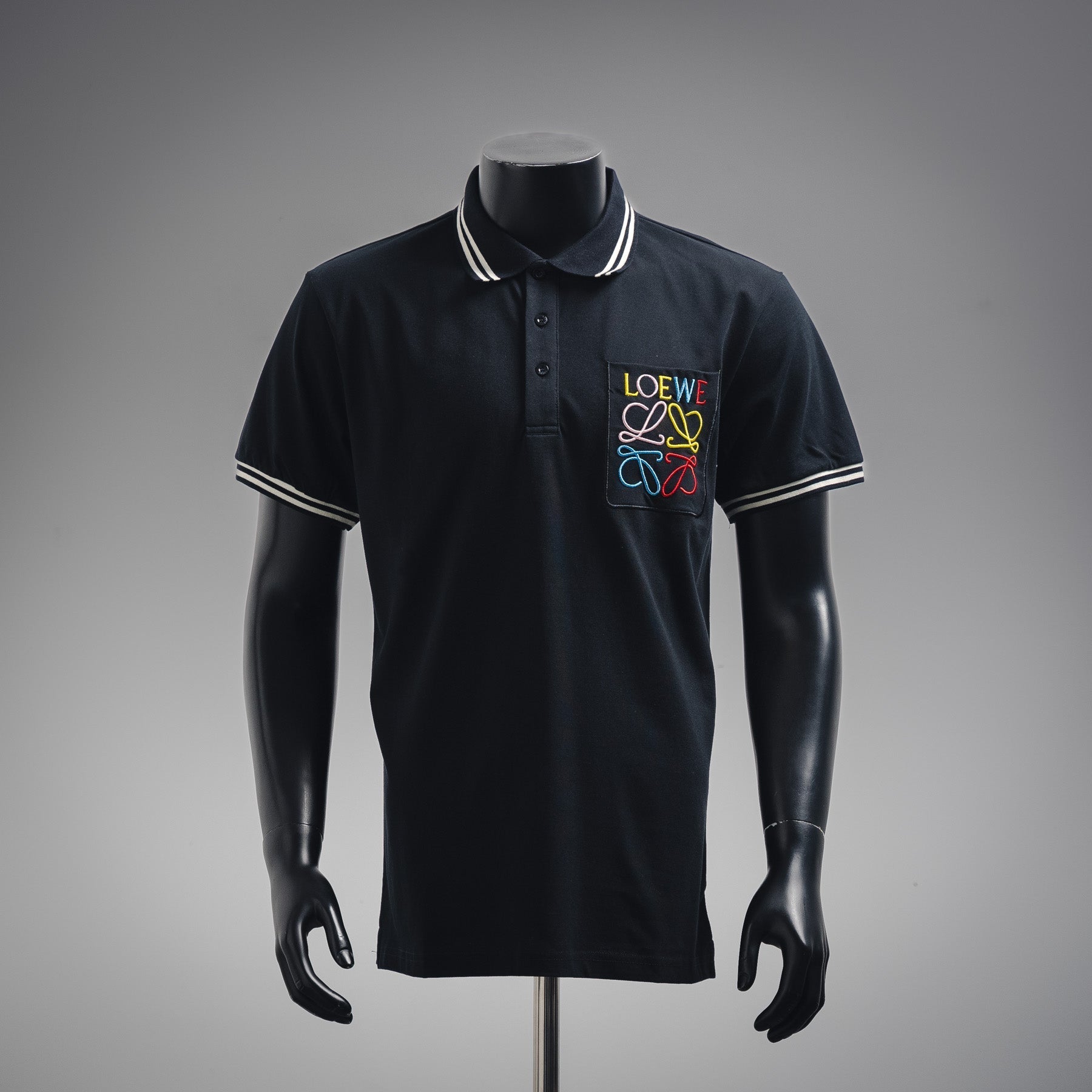 Loe 25ss embroidered polo