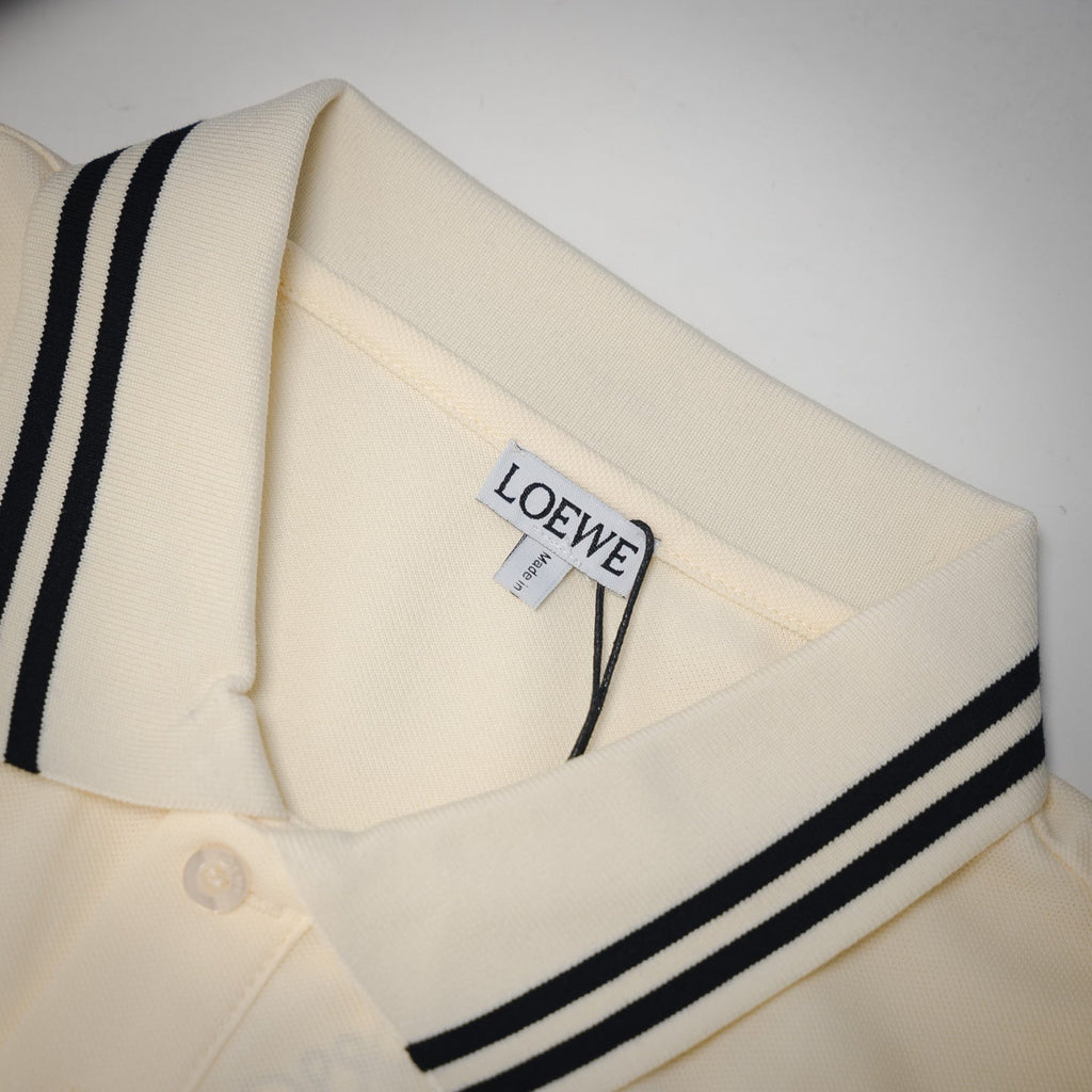 Loe 25ss embroidered polo
