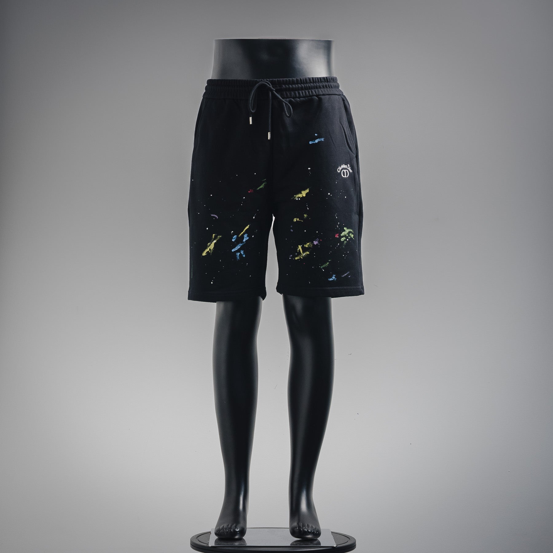 CD embroidered shorts