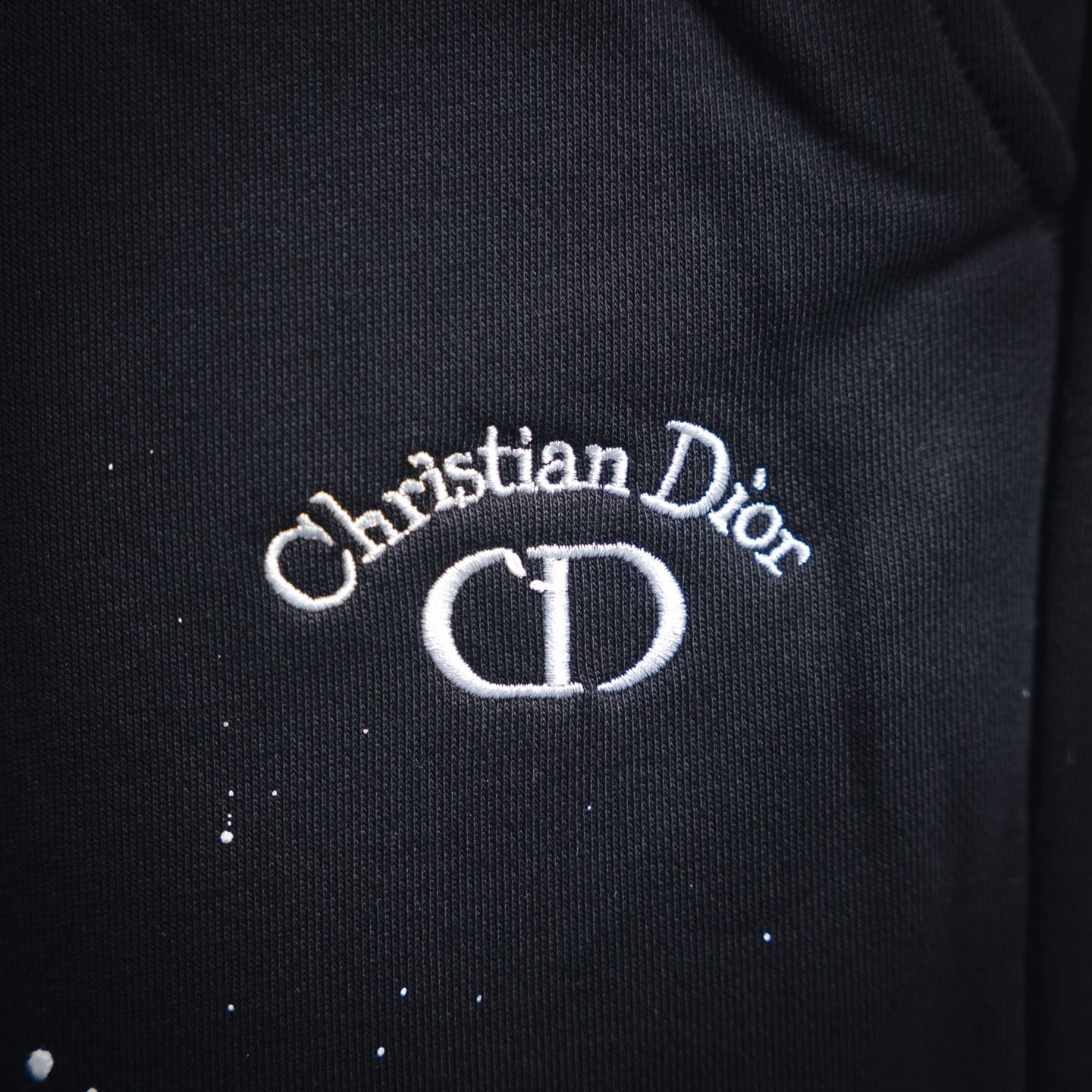 CD embroidered shorts