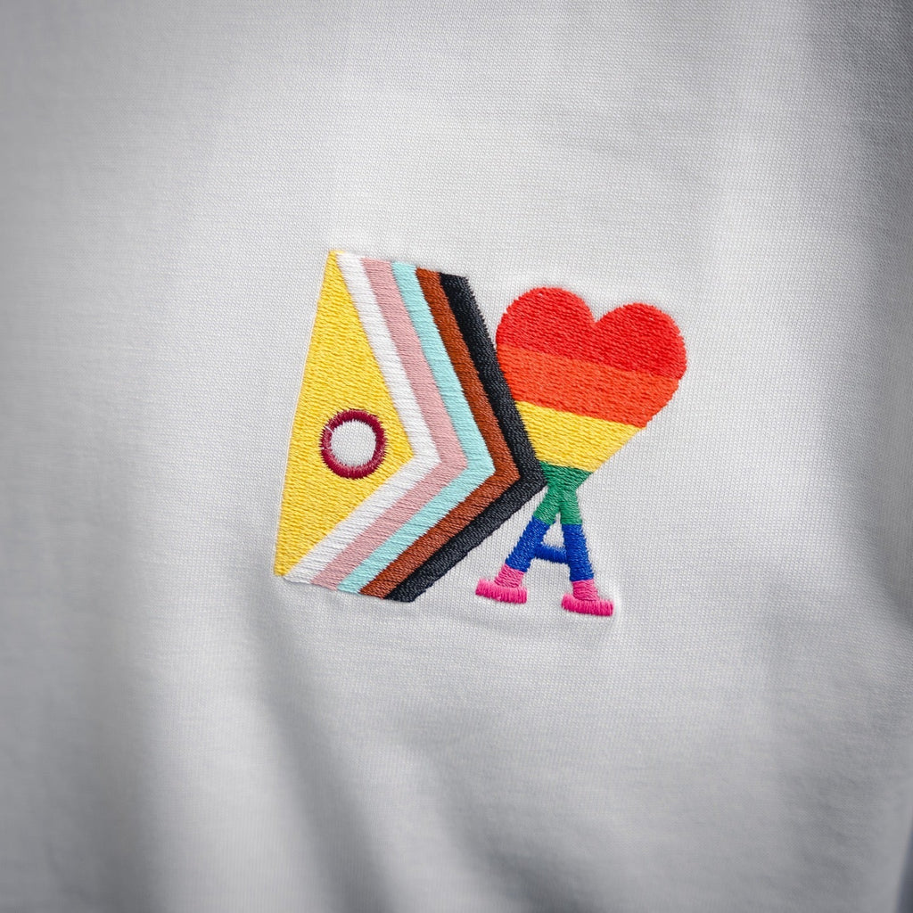 ami embroidered t-shirt