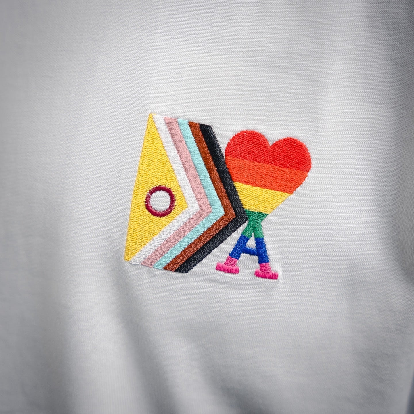 ami embroidered t-shirt