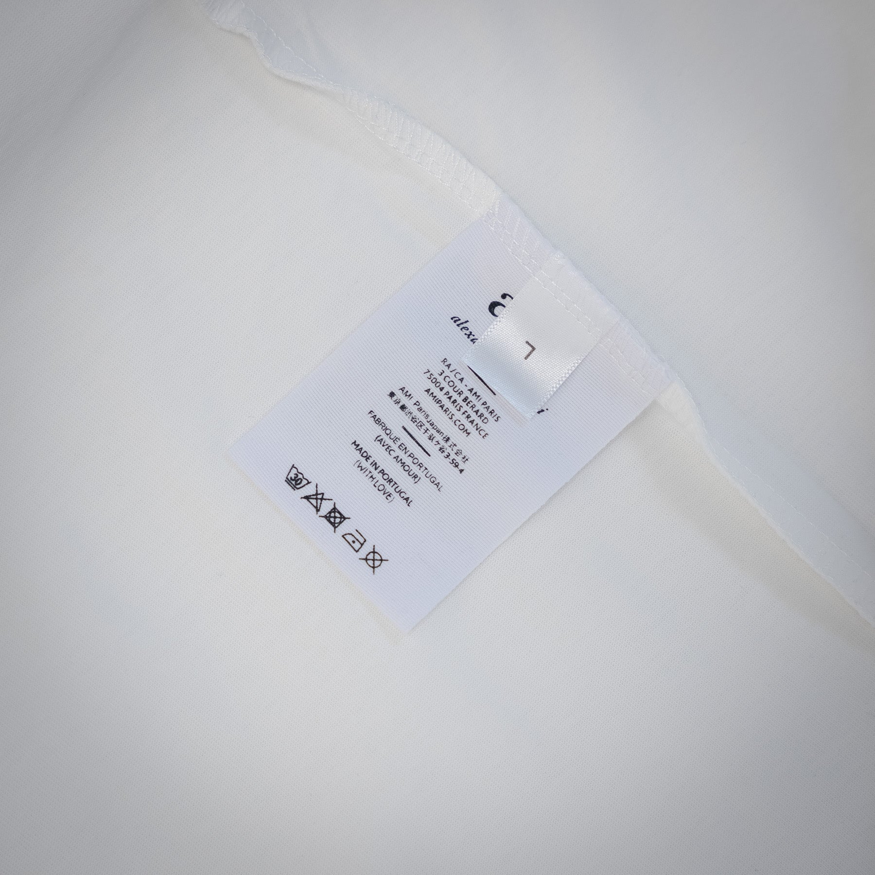 ami embroidered t-shirt