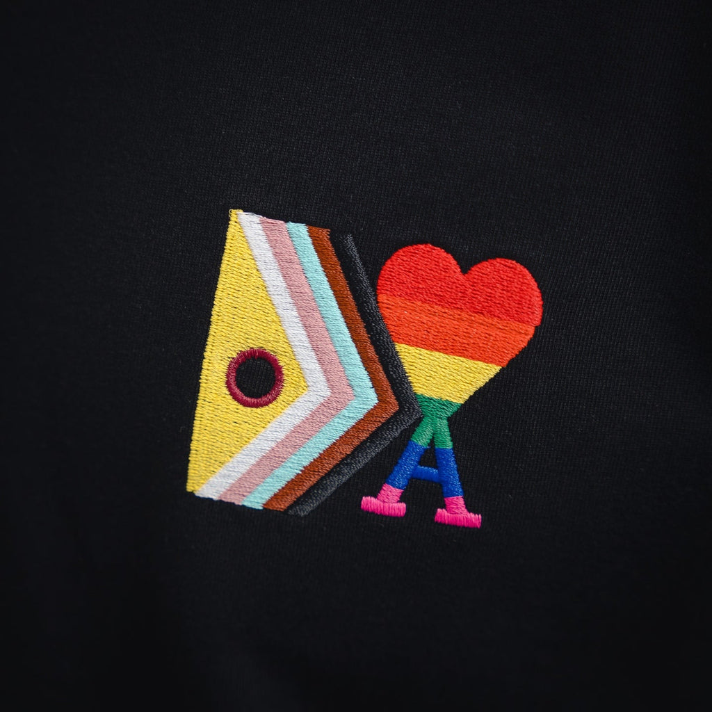 ami embroidered t-shirt